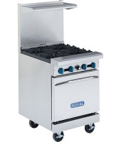 Restaurant Range, Gas, (4) lift off top burners with oven